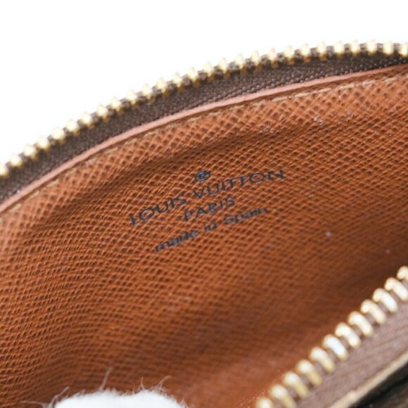 LOUIS VUITTON Authentic Brown Monogram Leather Pochette Fanny Pack - Picture 14 of 16